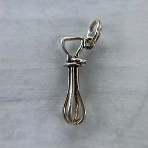 Sterling Silver Whisk Charm